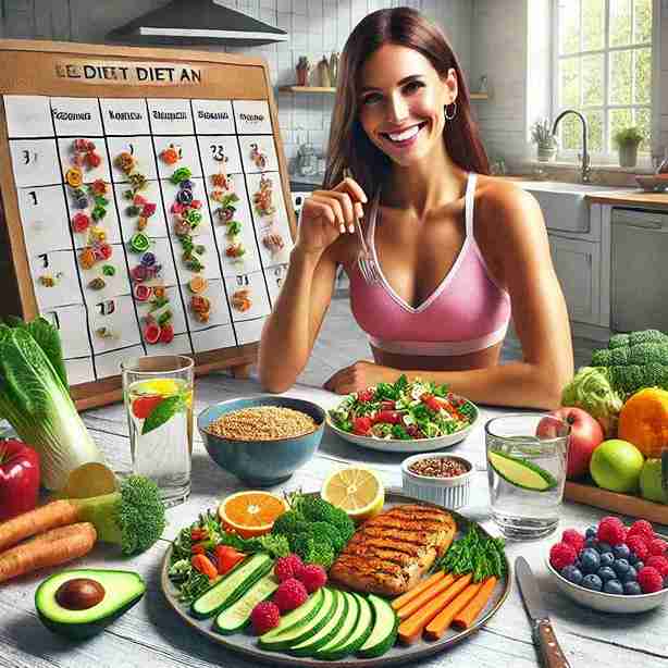 건강한 다이어트 방법: 하루 1kg 감량법과 식단 구성법